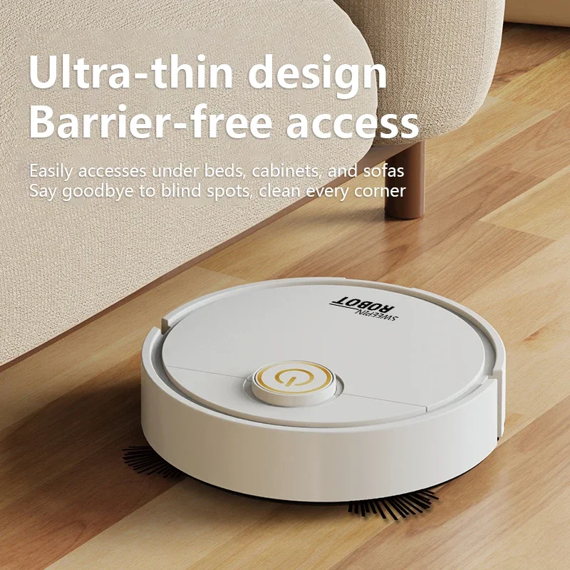 Xiaomi USB Charge Sweeping Robot Intelligent Ultra-thin Vacuum Cleaner Household Silent Sweep Clean Machine Dual Brush Design