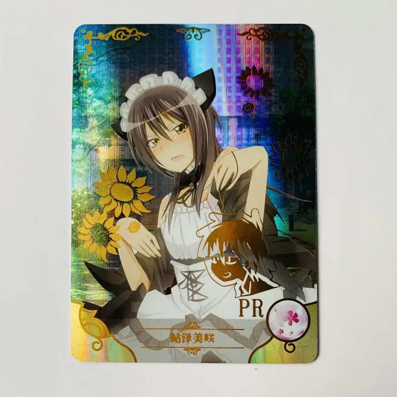 Rare genuine Goddess Story PR card Hayasaka Ai Bronzing collection cartoon Anime characters Game cards Christmas Birthday gifts