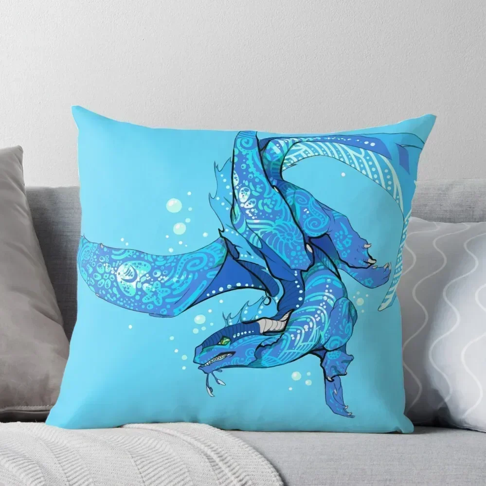 Tsunami Swimming Throw Pillow Christmas Covers For Cushions Decorative Sofa Cushions pillowcases for sofa cushions pillow