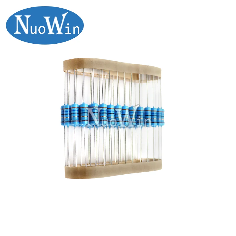 20pcs/Lot 1W Metal Film Resistor 1% 1R~1M 2.2R 10R 33R 47R 100R 220R 1K 2.2K 10K 33K 47K 100K 330K 470K 0.1 0.22 150 470 ohm