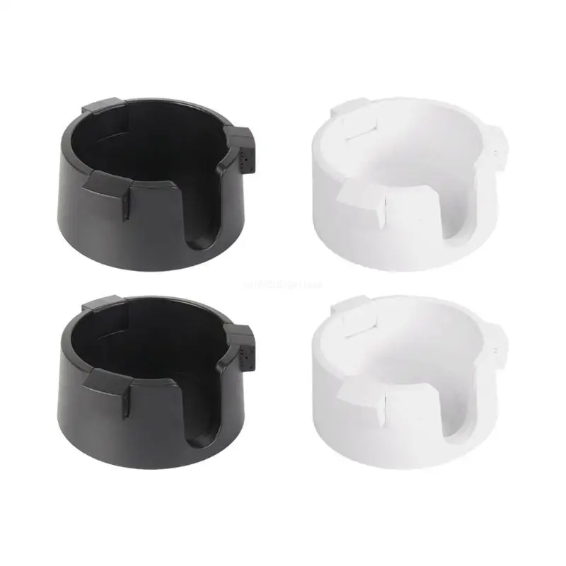 

Set of 2 Cup Holder Set Fixed Cup Rack Durable Cup Carriers Plastic Material Cup Accessory for Boats and Desks Dropship