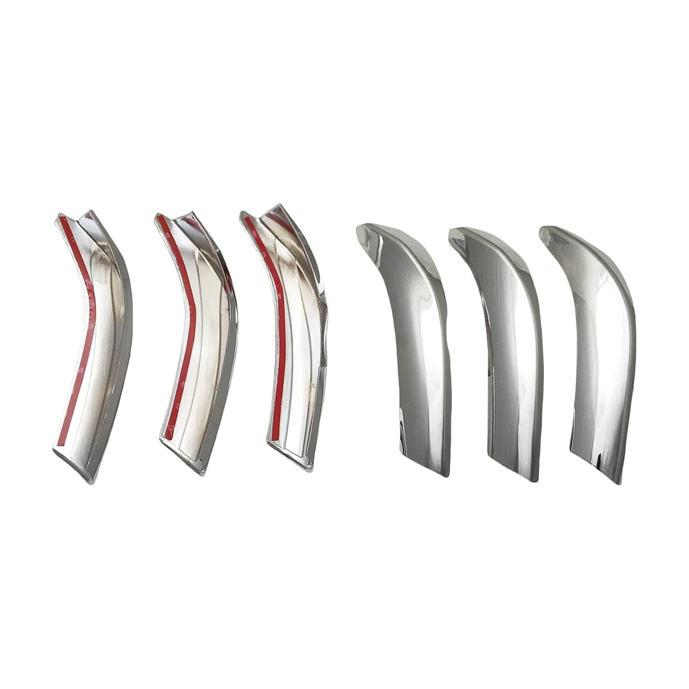 

For Toyota Land Cruiser Prado Fj150 2018 - 2021 Front Grille Moulding Cover Trim Car Accessories Exterior Decorate Chrome Silver