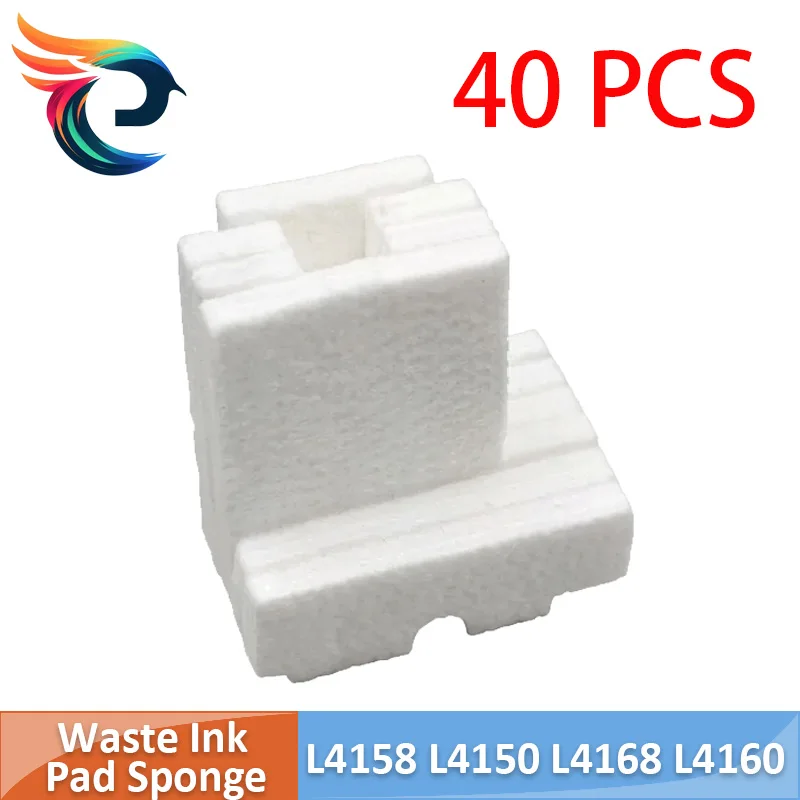 40PCS Waste Ink Pad Sponge For EPSON WF-2800 WF-2860DWF L4158 L4150 L4168 L4160 L4170 ET-2700 3700 2760 M1140 M1180 M3140 M3170