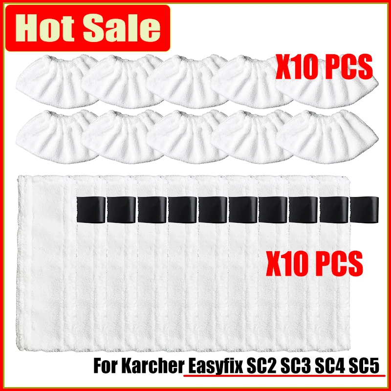 Mop Cloth for Karcher Easyfix SC2 SC3 SC4 SC5 Steam Cleaner Microfibre Floor Cleaning Pad Cover Steam Cleaner Accessories
