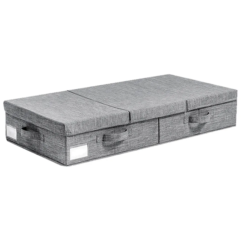 

Clothes Storage Box Under Bed ganizer Containers Foldable Garment Bins Fabric Drawer Shoe Moving Shipping
