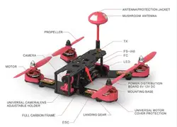 KingKong 210GT X ramka wyścigowa drona z włókna węglowego druga płyta podłogowa górną płytką do naprawy zestawu ramka FPV 210 220 QAV