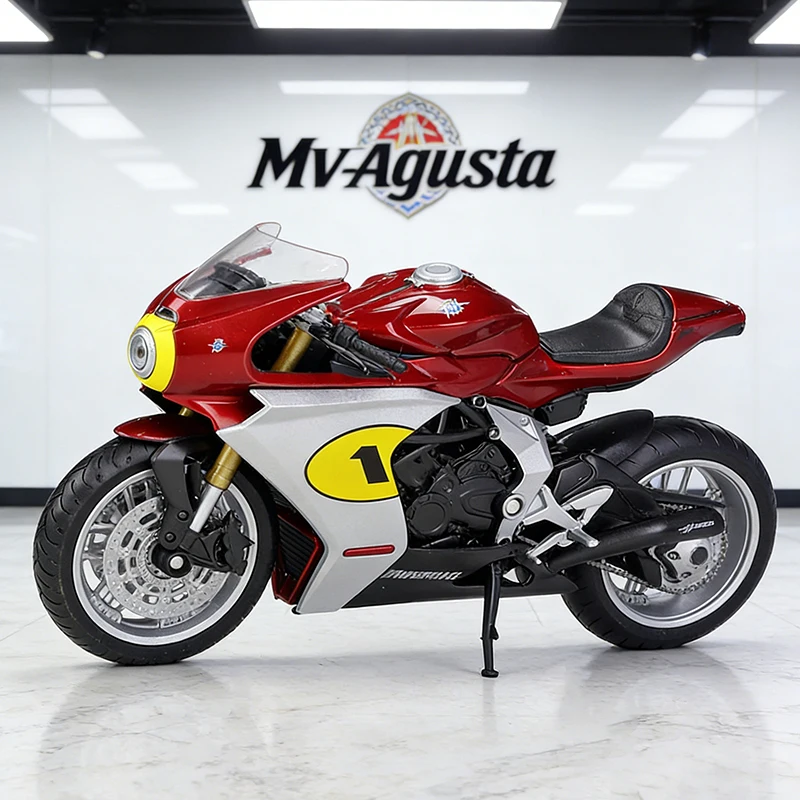 

WELLY 1/12 MV Agusta Superveloce Ago Motorcycle Model Toy Vehicle Collection Autobike Shork-Absorber Off Road Autocycle Toys Car