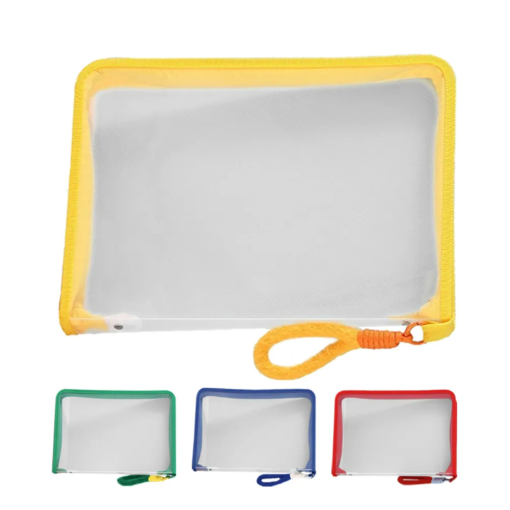 

Набор из 4 прозрачных сумок-файлов на молнии с ручкой, портативные прозрачные чехлы для хранения документов, для офиса, учебы, путешествий, кошельки для документов, канцелярские принадлежности