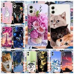 For Samsung Galaxy A05 Case SM-A055F Cute Painted Back Cover Phone Case For Samsung A05 A 05s Galaxy A05s Soft TPU Fundas Bumper