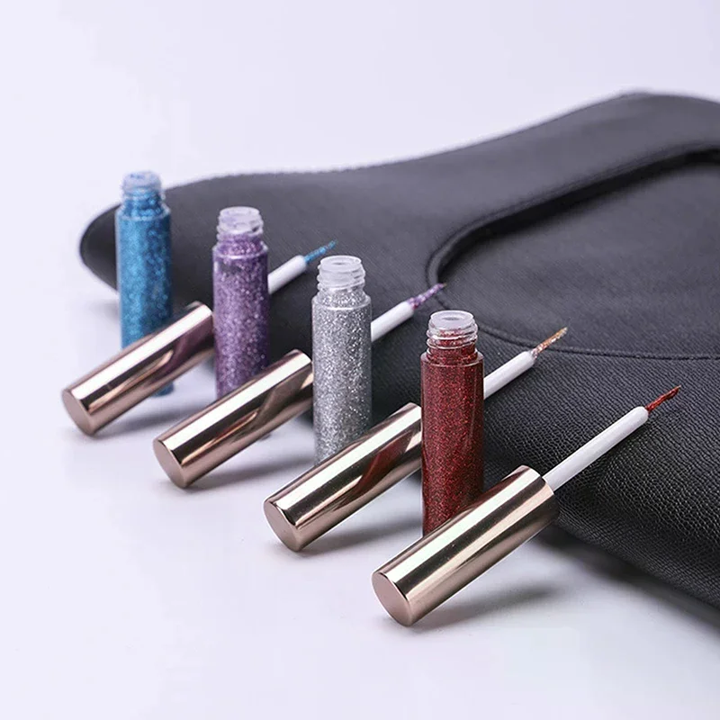 15 Colors Liquid Eyeliner Golden Red Blue Eyeliner Shiny Eyes Flash Waterproof Long-lasting Durable Makeup Eyeliner Pencil
