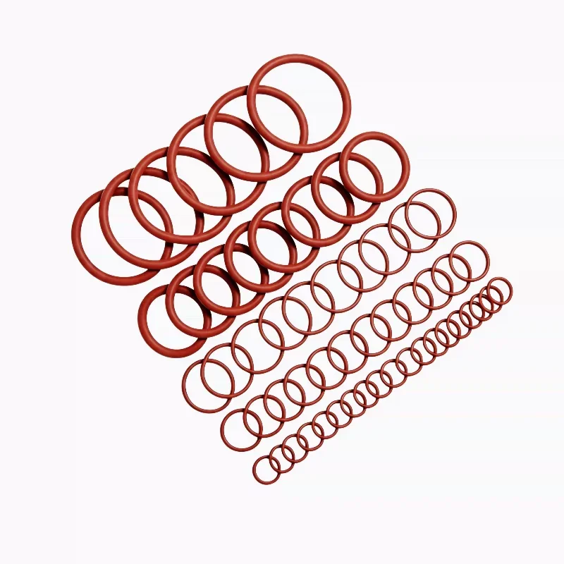outer diameter: 30-350mm,wire diameter: 5mm,  O-ring silicone rubber gasket sheet ring, high temperature resistant and waterproo