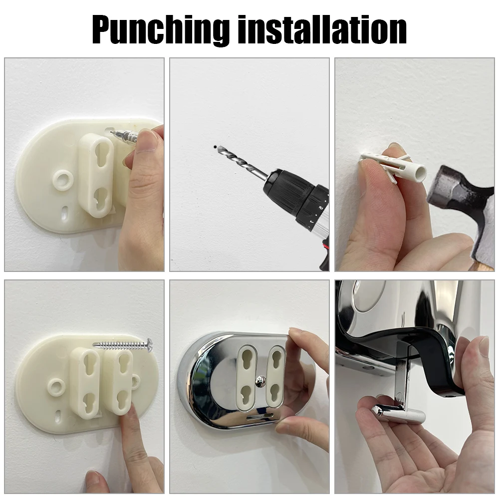 ABS Material Wall Mounted Foam Soap Dispenser Shampoo Dispenser Soap and Lotion Dispenser Hand Sanitizer Holder