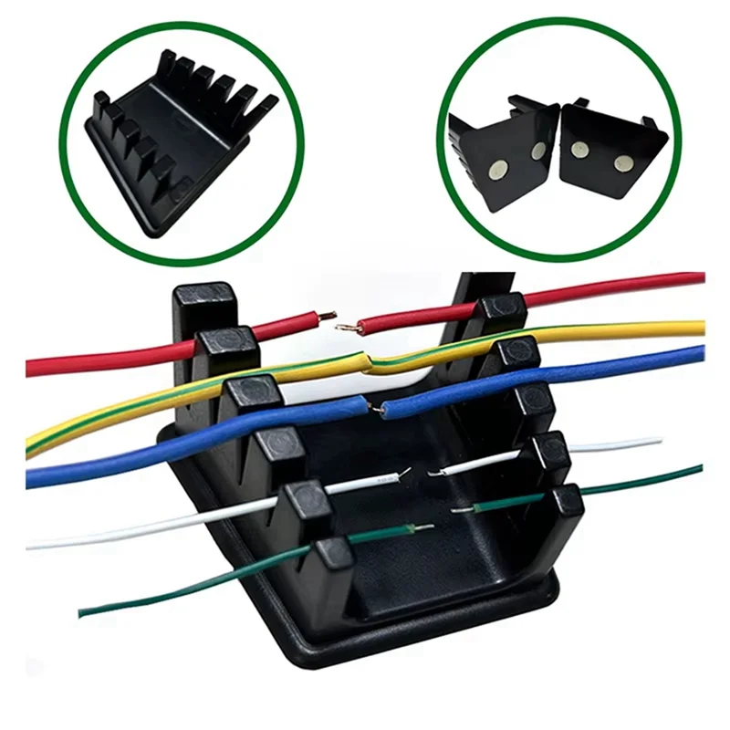 

ABS Wire Clamp Holder Soldering Wire Holder High Temperature Resistant For Thick And Thin Wire Clamps Soldering Toolsab13
