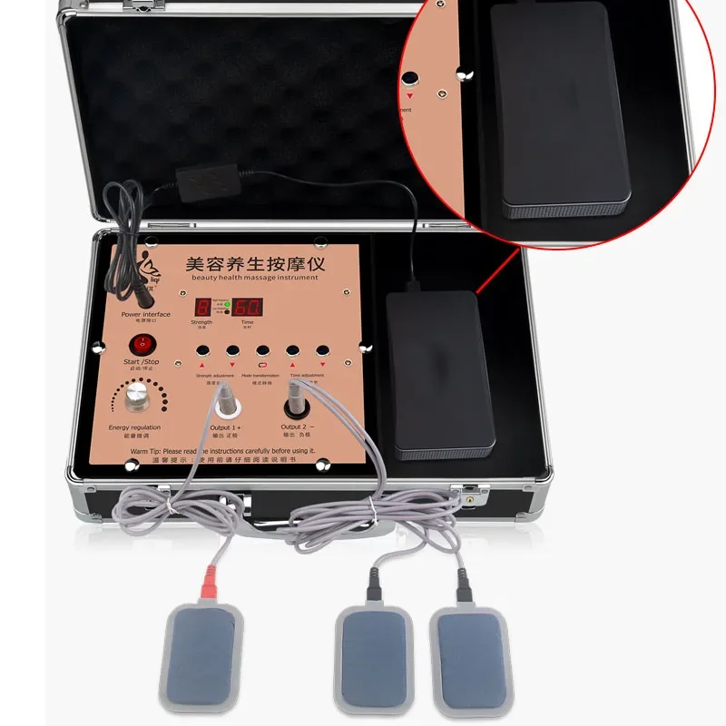 Биоэлектрический массажер Liqi, инструмент для электротерапии, зарядка, ремонт медицинских ячеек, контроль тела, меридиан, инструмент для дноуглубления