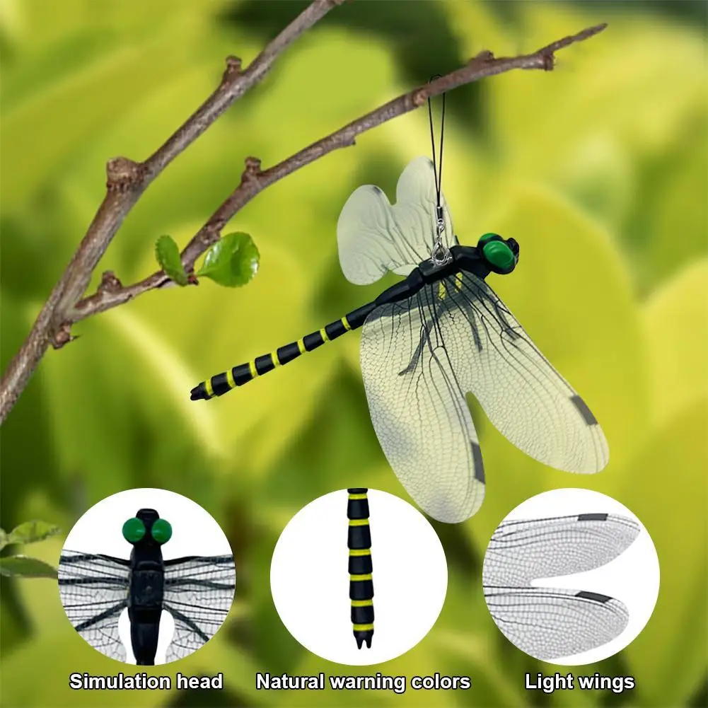 Outdoor Mosquito Repellent Simulation Large Dragonfly Insertion Rod Dragonfly Mosquito Repellent Artifact Model Toy