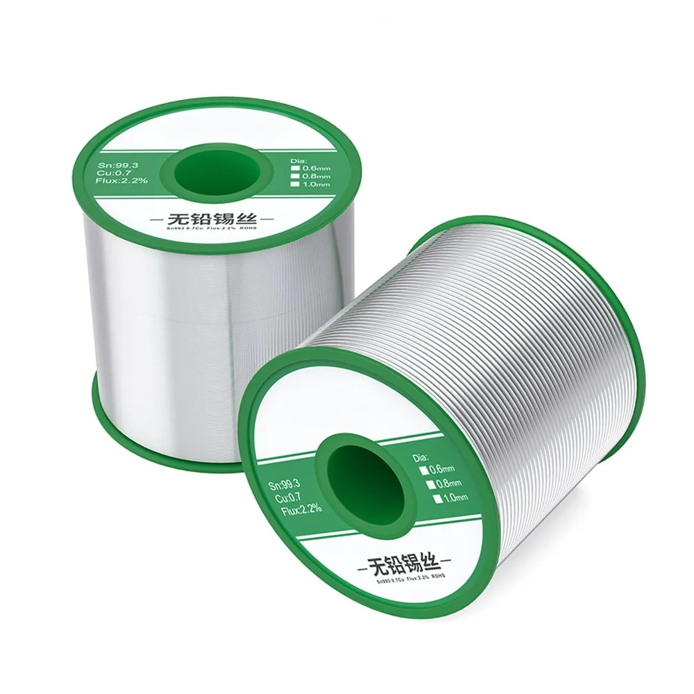 سلك لحام عالي النقاء بنسبة 63% يحتوي على سلك قصدير من الصنوبري الأساسي، لحام منزلي غير نظيف وصديق للبيئة