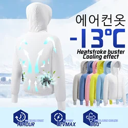 fan Jackets long sleeve worker Cooling jacket Quick dry cooling jacket with fan Temperature Work USB Electric fan Jackets