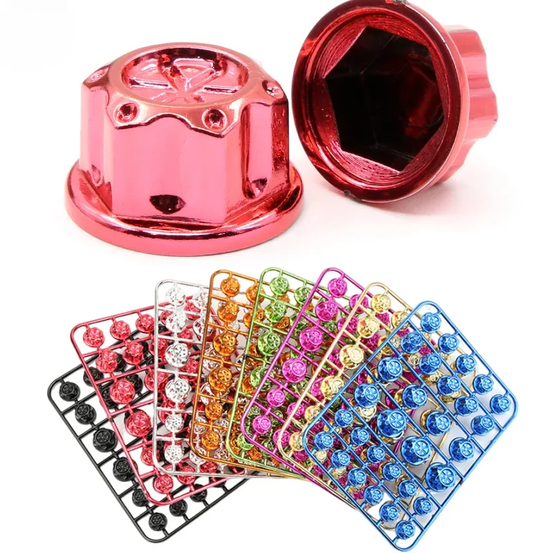 30 Pcs Motorcycle Modification Screw Cap Decoration for Motor Scooters Electric Car Colored Nut Cover Car Bicycle Accessories