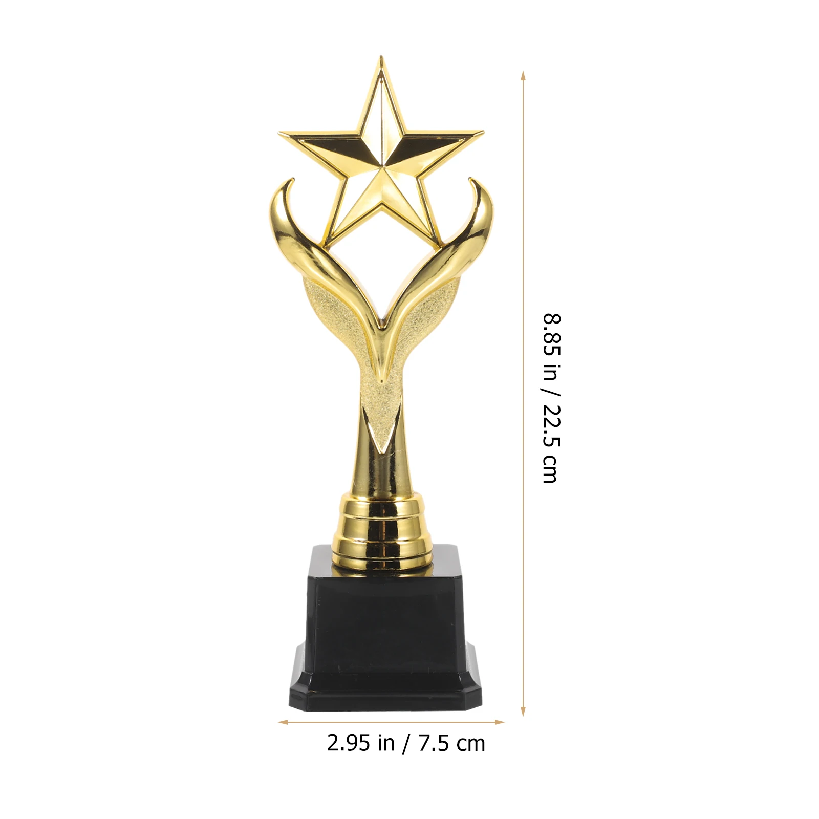 Trophée de jeu de course pour enfants trophée en plastique modèle trophée étoile pour enfants prix maternelle remise des diplômes trophées pour enfants