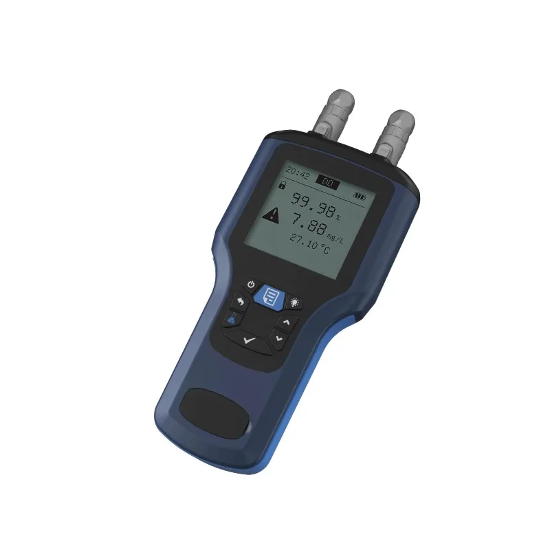 เครื่องวัดออกซิเจนละลายในน้ำแบบพกพา รุ่น LH-D702 ใช้หลักการวัดด้วยแสงเรือง