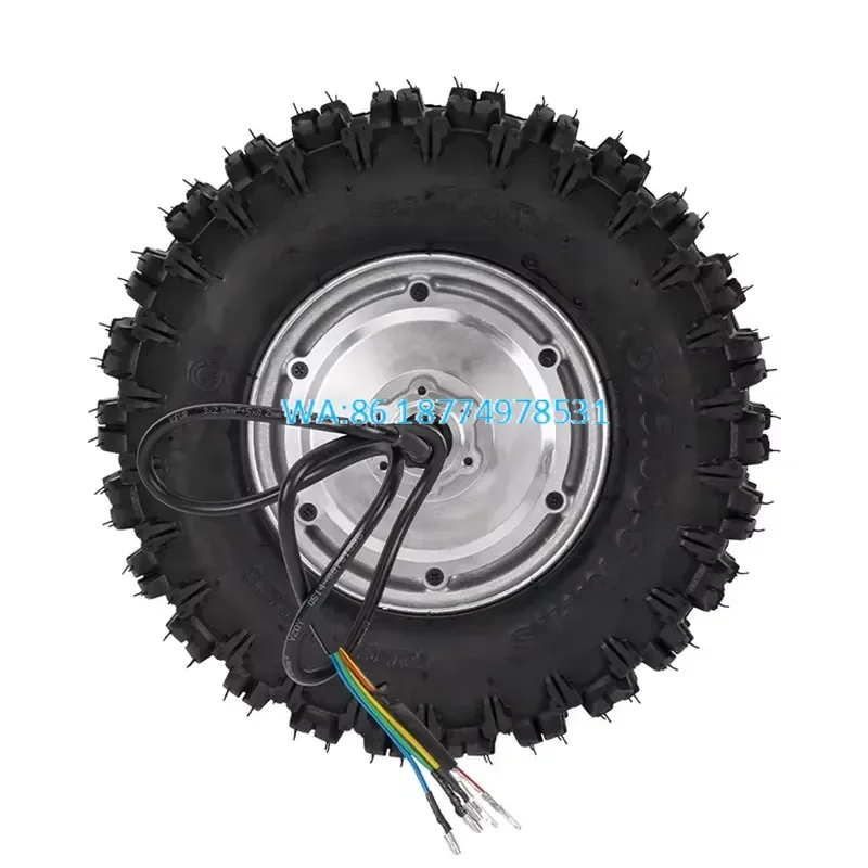 Wmwmnu 13inch 150N.m High Torque Geared Low-speed Off-road Tire Wheel Hub Motor for Handcart
