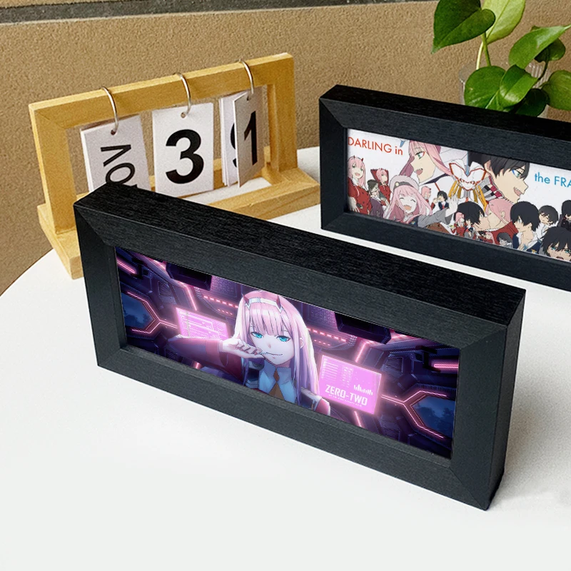 Anime DARLING in the FRANXX bande dessinée cadre fait à la main dessin animé 02 Figure ornement de bureau Fan Collection cadeau