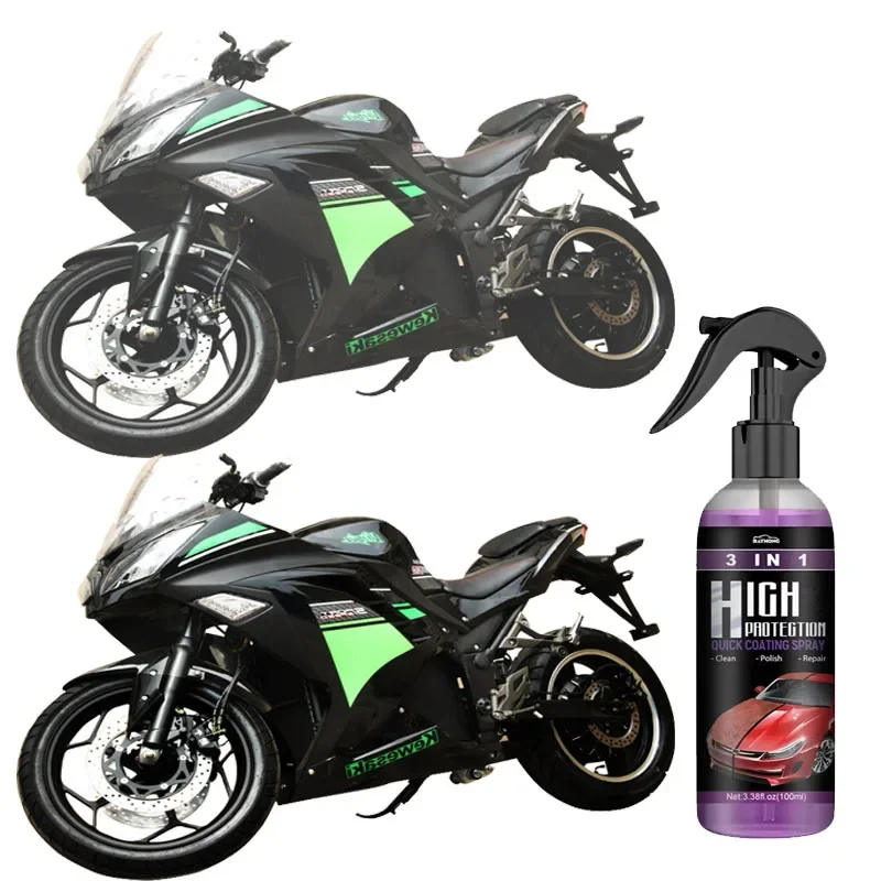 

Защитный керамический мойщик для мотоцикла усиление 3 в 1 быстрое покрытие полировщик спрей для автомобиля нанокерамическое покрытие Полировка Воск для распыления