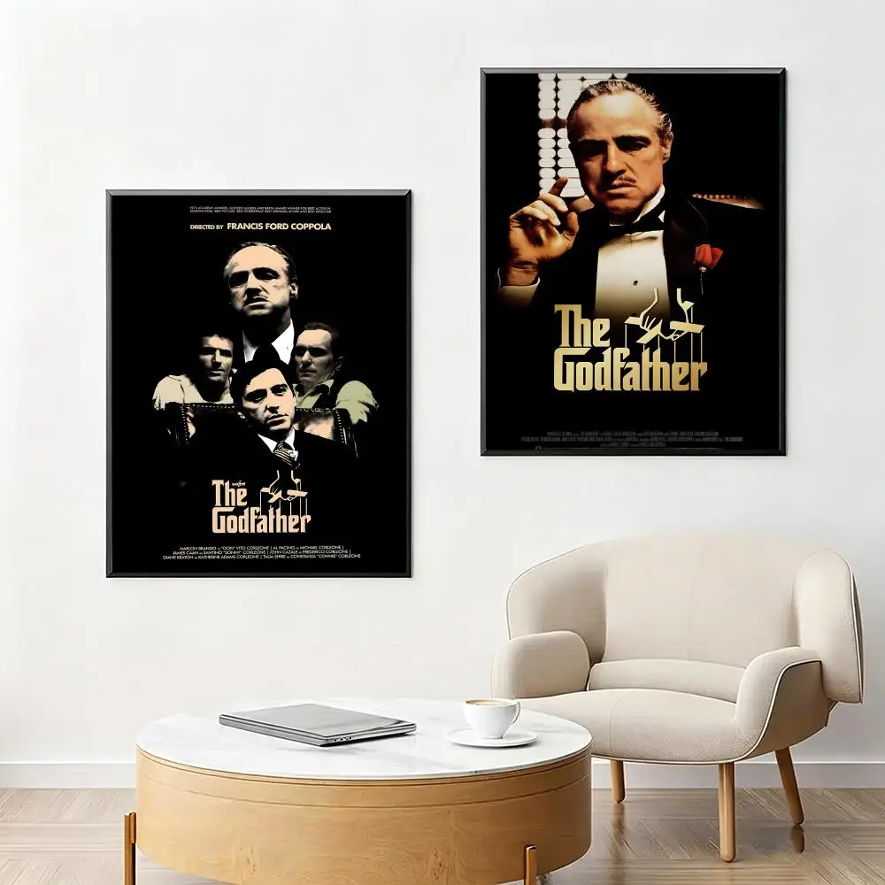 Poster Sticky HD Quality Wall Art Retro  For Home Room Wall Decor T-The GodfatherS