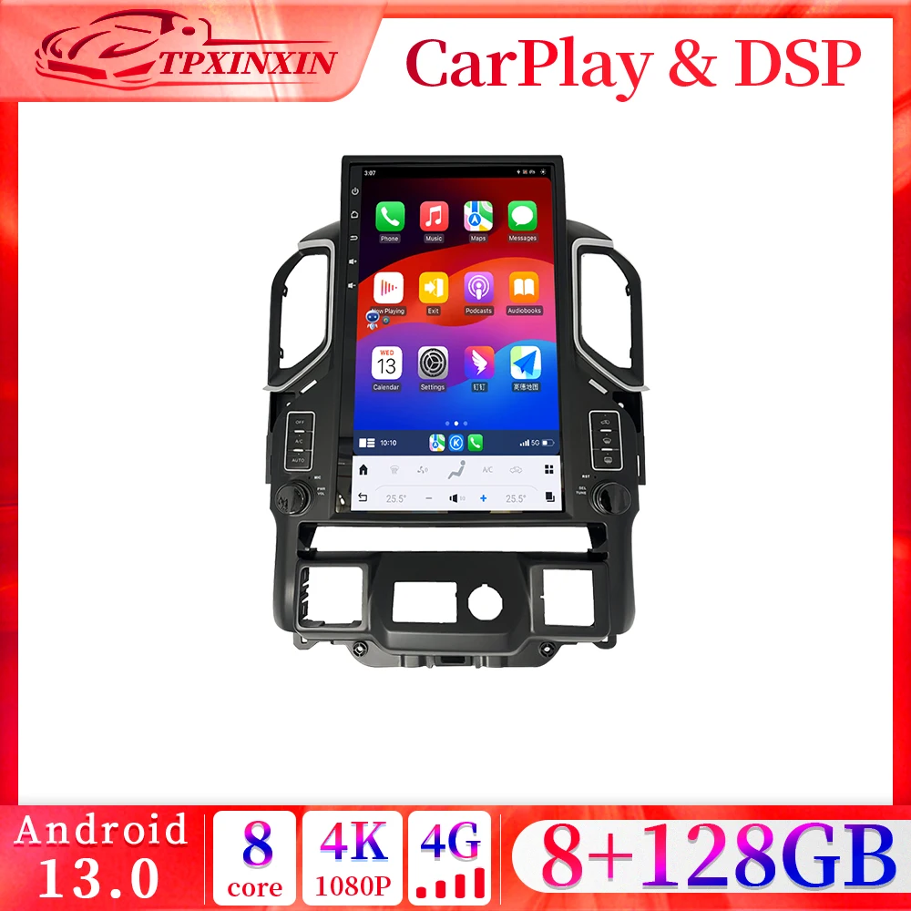 

17.2" Touch Screen For Chevrolet Silverado 2019 - 2023 Car Wireless Navigation Carplay Radio Stereo Video Unit Multimedia Player