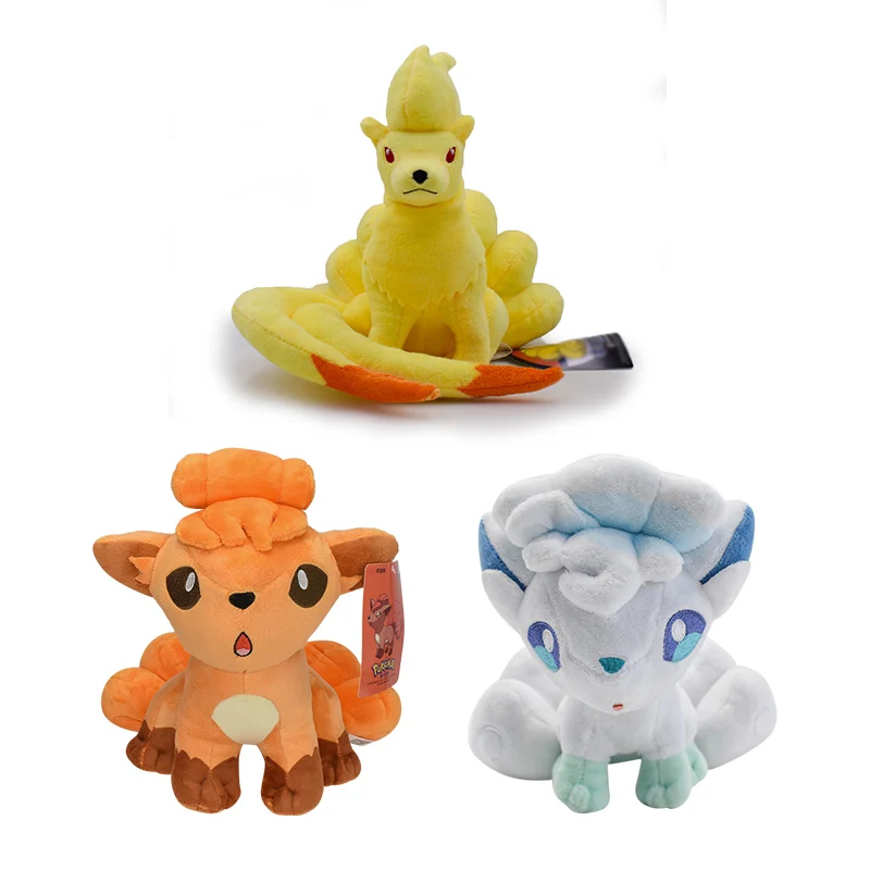 

Pokemon Plush Toys Alolan Vulpix Ninetales Doll Cute Anime Ice Vulpix Plush Soft Stuffed Animal Toys Doll Christmas Gifts