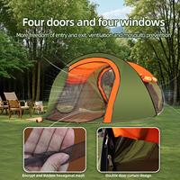 Outdoor Tents For Camping Gnat-Proof Tent For Travel 3-4 Person Foldable Gnat-proof Shelter For Outdoors Backyard Hunting