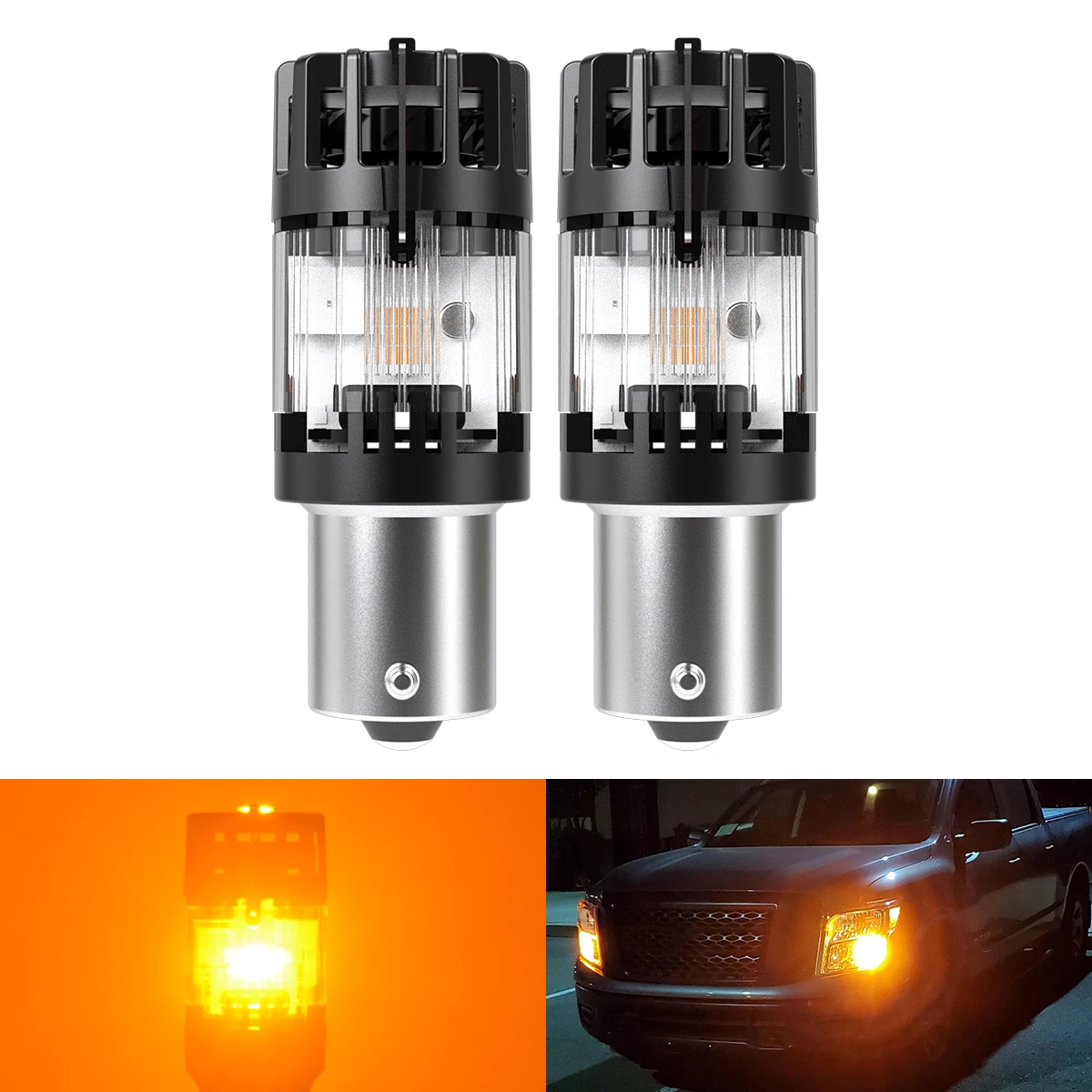 2個-1156-ba15s-p21w-キャンバスledカーライト-s25-ba15s-超高輝度ホワイト-ハイパワー-ハイパーフラッシュなし-エラーフリー-ヒュンダイソナタ用
