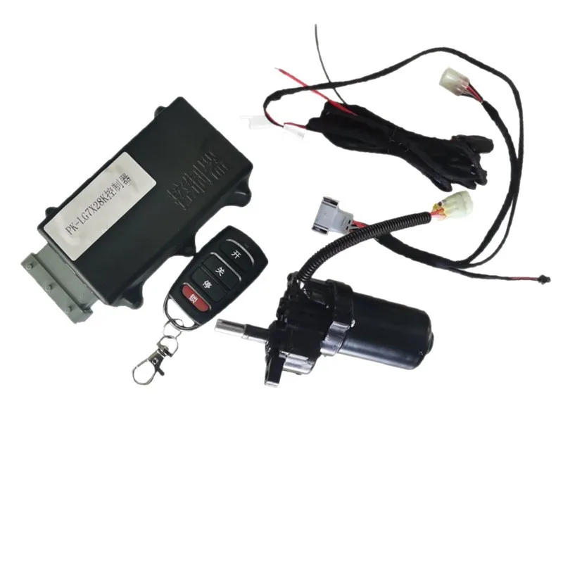 Pickup Truck Roller Shutter Motor Controller Harness Assembly, Electric Tonneau Cover Control Kit with Remote, Obstacle Auto