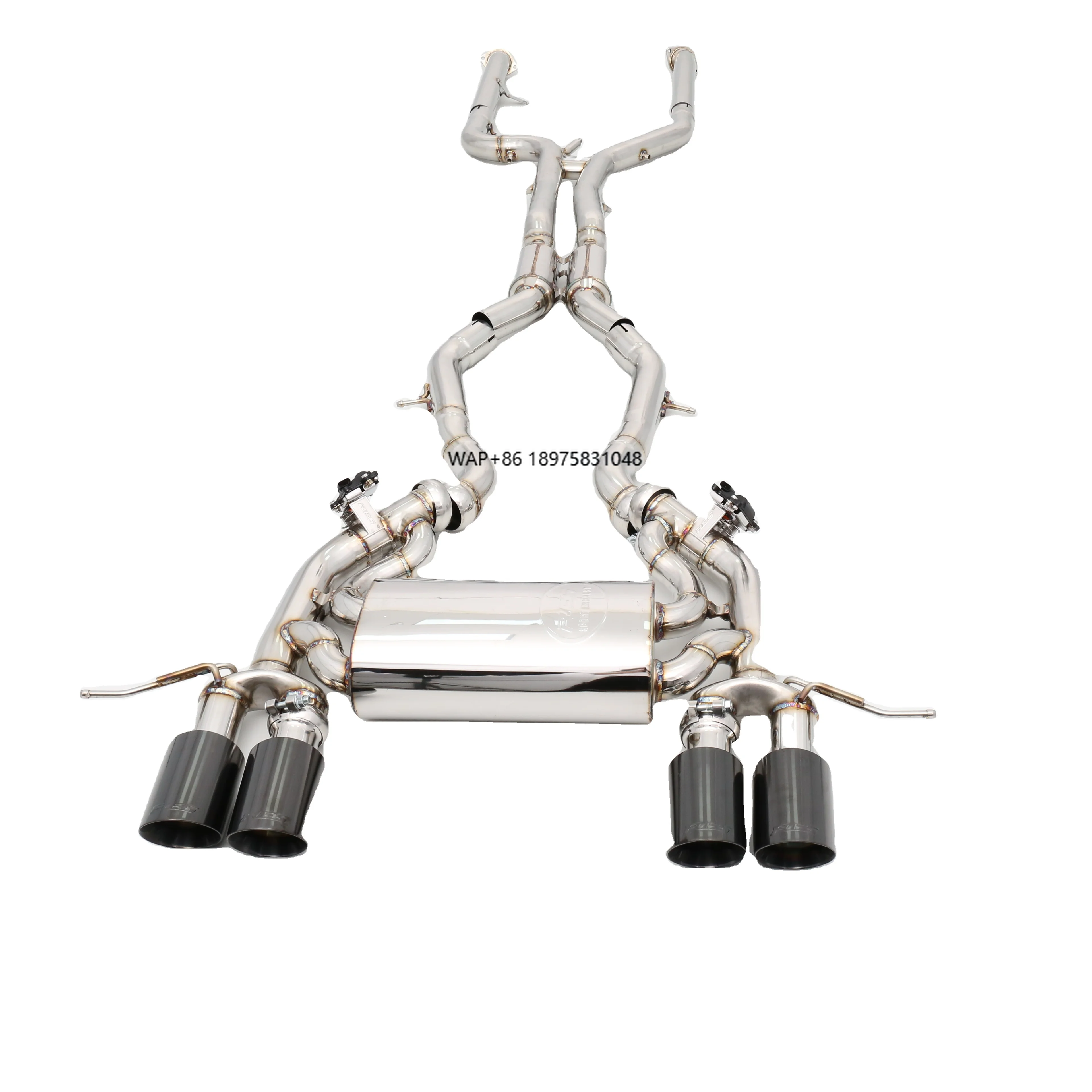 

Factory Customization For M2 G87 3.0T S58 Exhaust System 304 Stainless Steel/Titanium Valved Exhaust Pipes