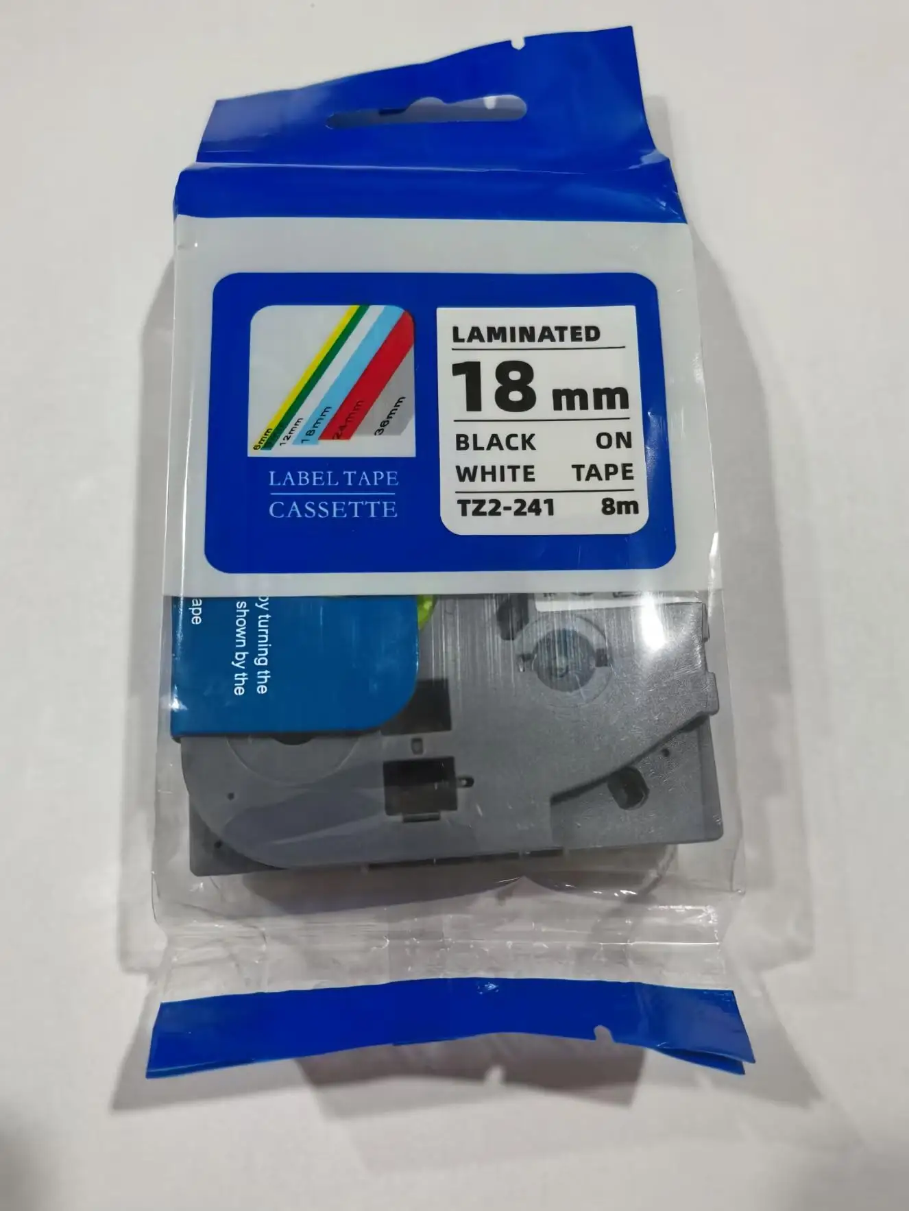 10 PCS 18mm TZ2-241 Model-Compatible For bro-ther label tape tz tze tape