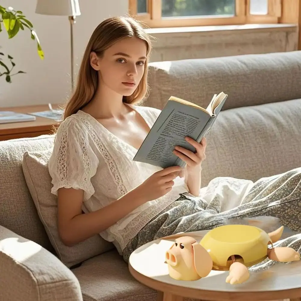 Abs panicked piggy coaster assustado piggy imprensa piggy copo almofada brinquedos peculiares anti-queimadura caneca titular piggy base copo esteira decoração de casa