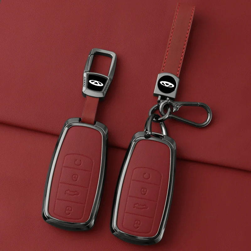 Chery Tiggo Keychain 8 Pro Tiggo 8plus New 5 plus 7pro Chery Tiggo 7 Pro Max Omoda 5 C5 Modod Car Key Case Case Metallic Leather
