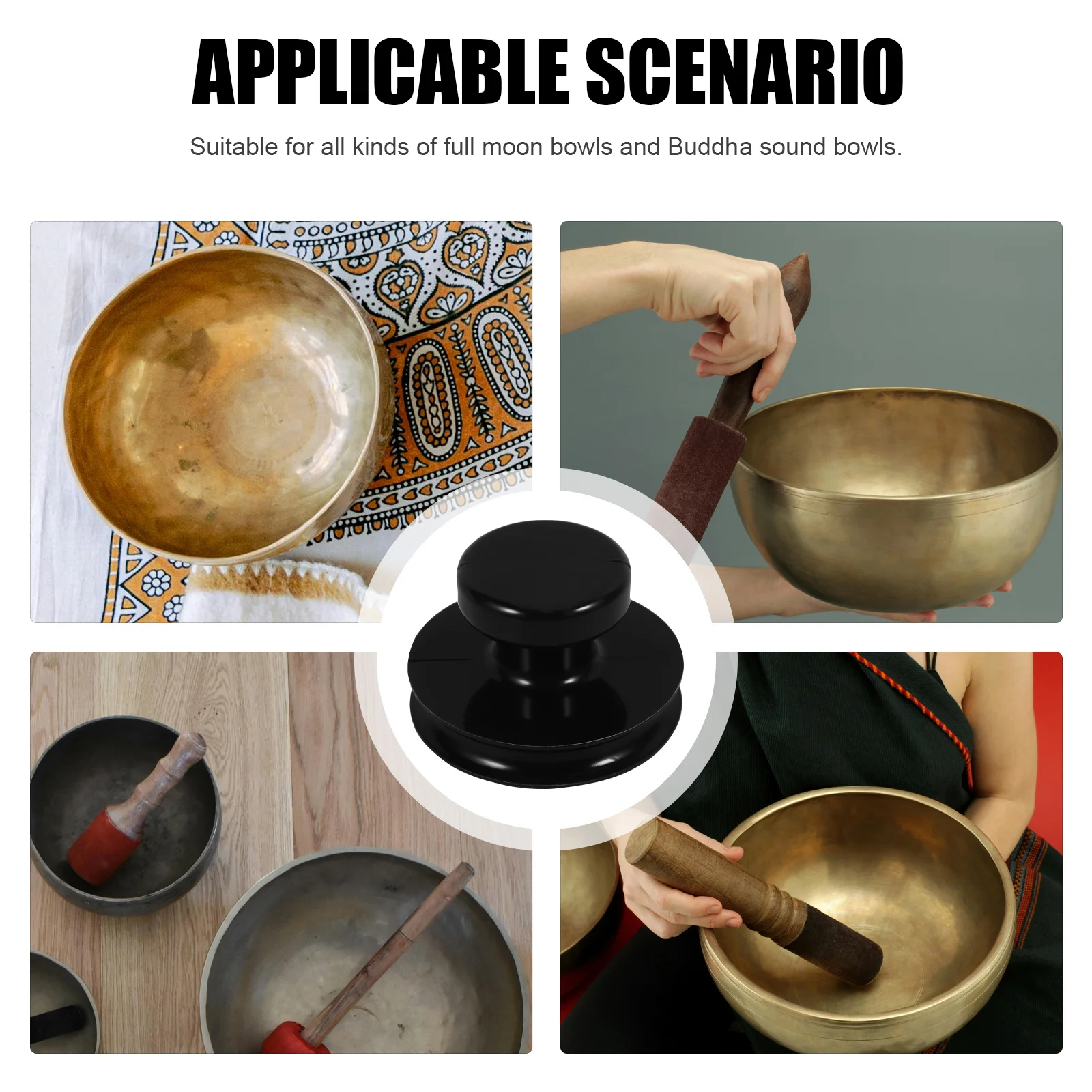 

Singing Suction Tool Strong Magnetic Force Sound Rubber Lifting Handle for Sound Bowl Supply Suction Aid Easy Carry Durability