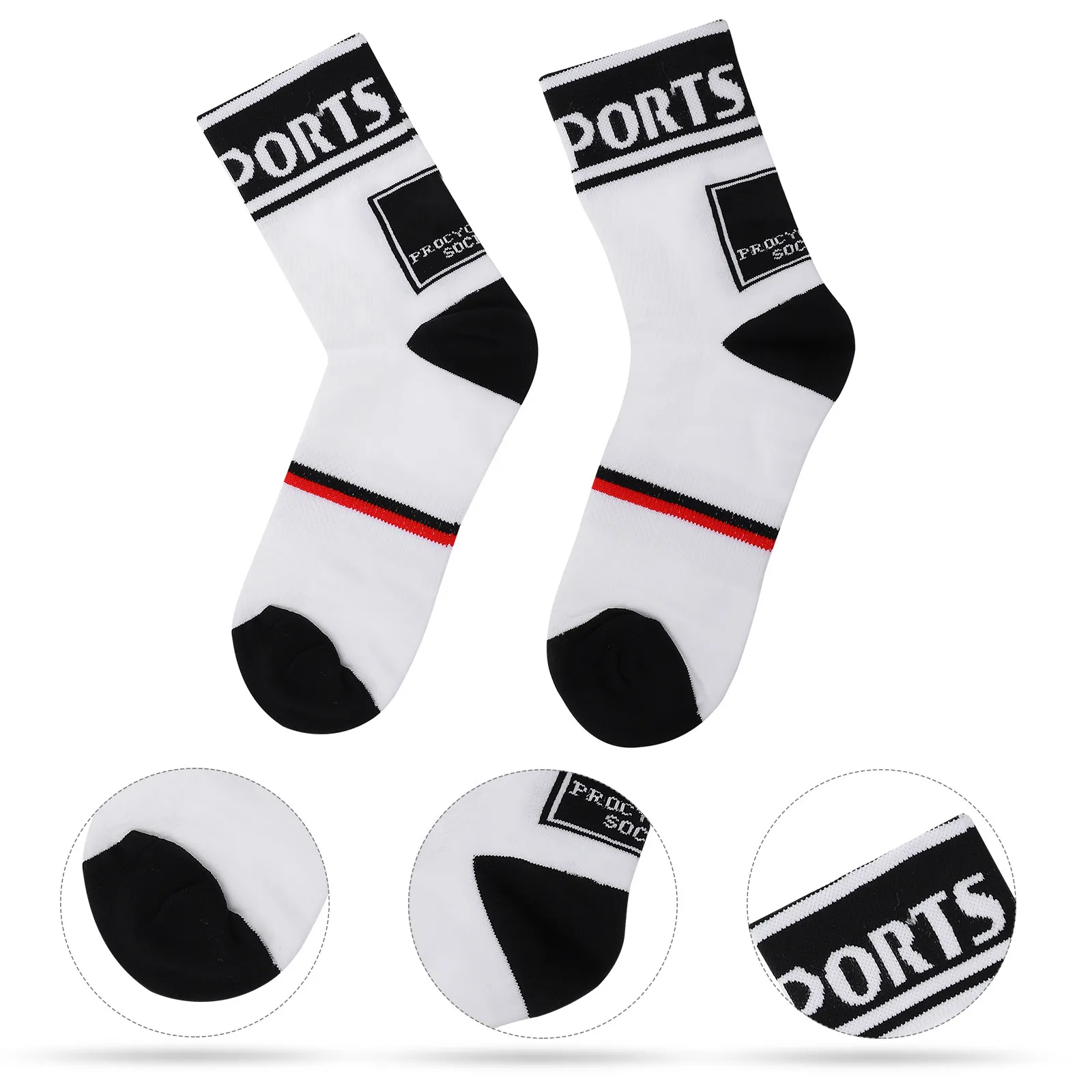 

1 пара дышащих спортивных носков для мужчин, нейлоновые носки для бега, впитывающие пот, для велоспорта, фитнеса, повседневного использования, унисекс