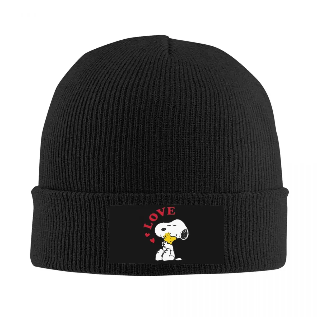 Custom Snoopys Love Skullies Beanies Caps Men Women Unisex Street Winter Warm Knitted Hat Adult Bonnet Hats