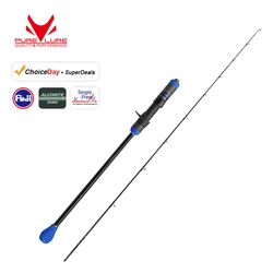 PURELURE Slow Jigging Rod 1.90M 6.35ft Solid Tip Salt water Spinning Baitcasting for Sea Fishing Rods Boat Fishing Rod