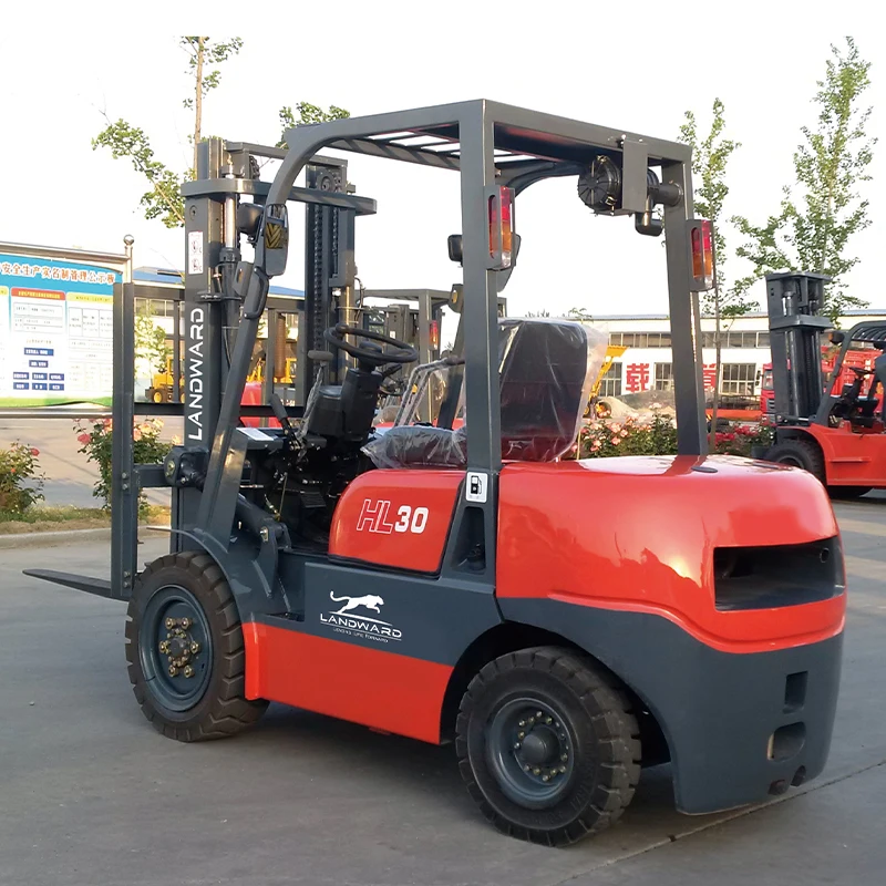 China Manufacturer Customizable High Quality Four Wheels Forklift Lifting Truck 3 Ton-5 Ton Diesel Forklift Trucks For Sale