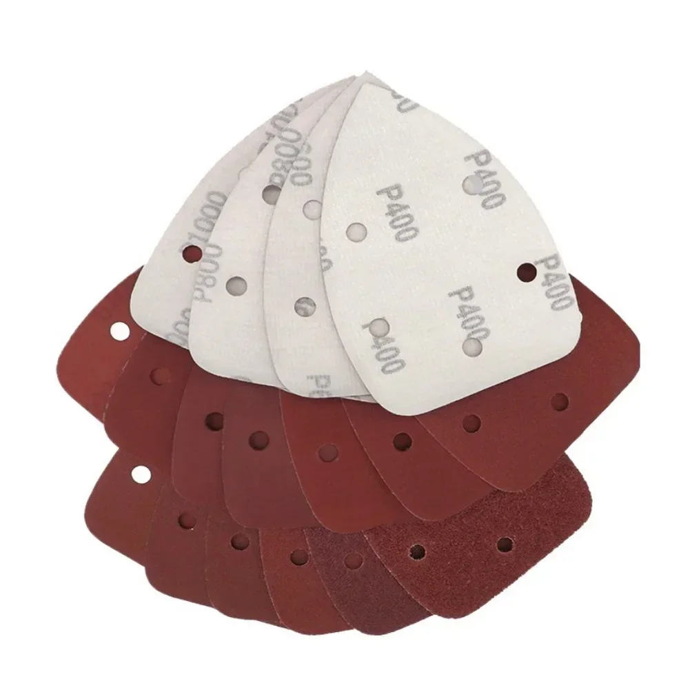 5 PZ 140*98mm Carta Vetrata Triangolo Gancio e Anello Triangolo Levigatrice Carta Vetrata Disco Abrasivo Per Lucidare Utensili Abrasivi Accessorio