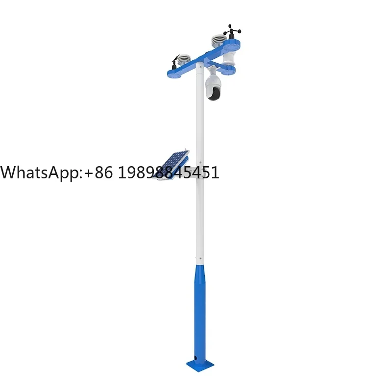 

High Quality Multi-parameter Weather Station Sensor Solar-powered IOT Farm Weather Monitoring System