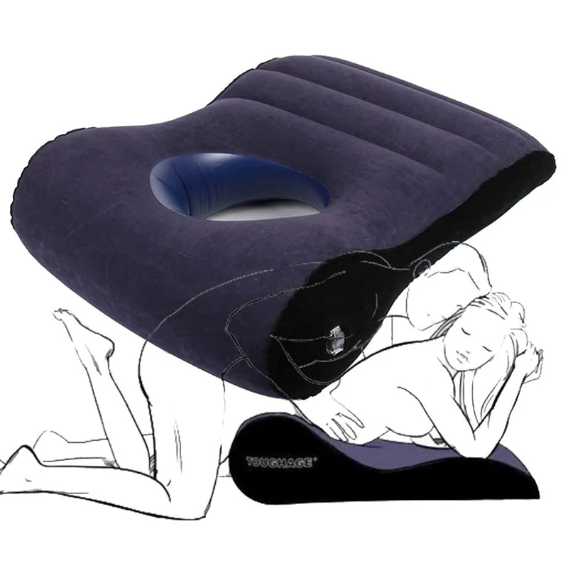 

New Inflatable Cushion Big Belly Wedge Cushion Pregnant Woman Sex Position Bed Sofa Body Support Foldable Sex Furniture