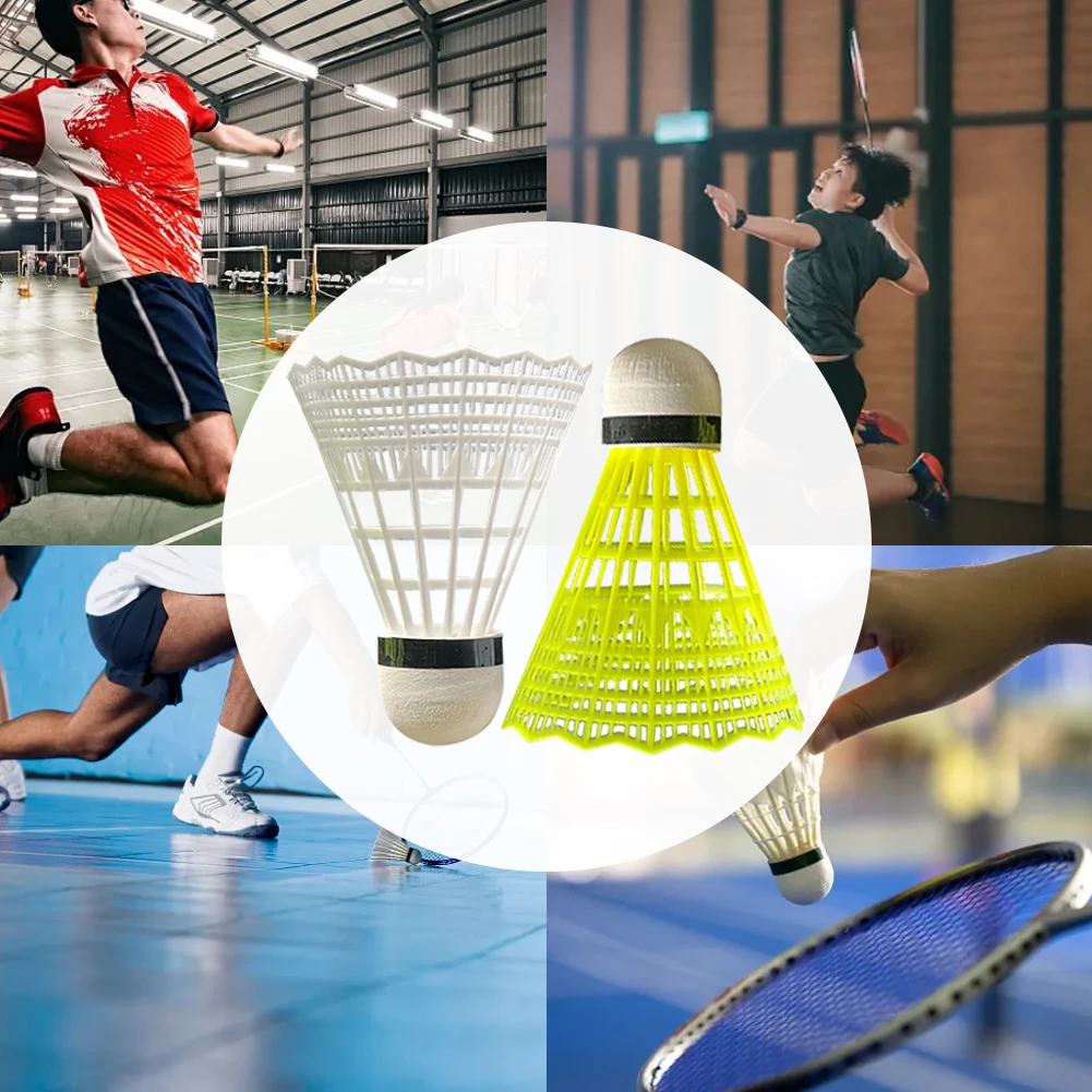 3/6 قطعة الريشة الريشة استقرار كبير عالية السرعة الريشة الطيور PP رئيس الريشة لممارسة المبتدئين