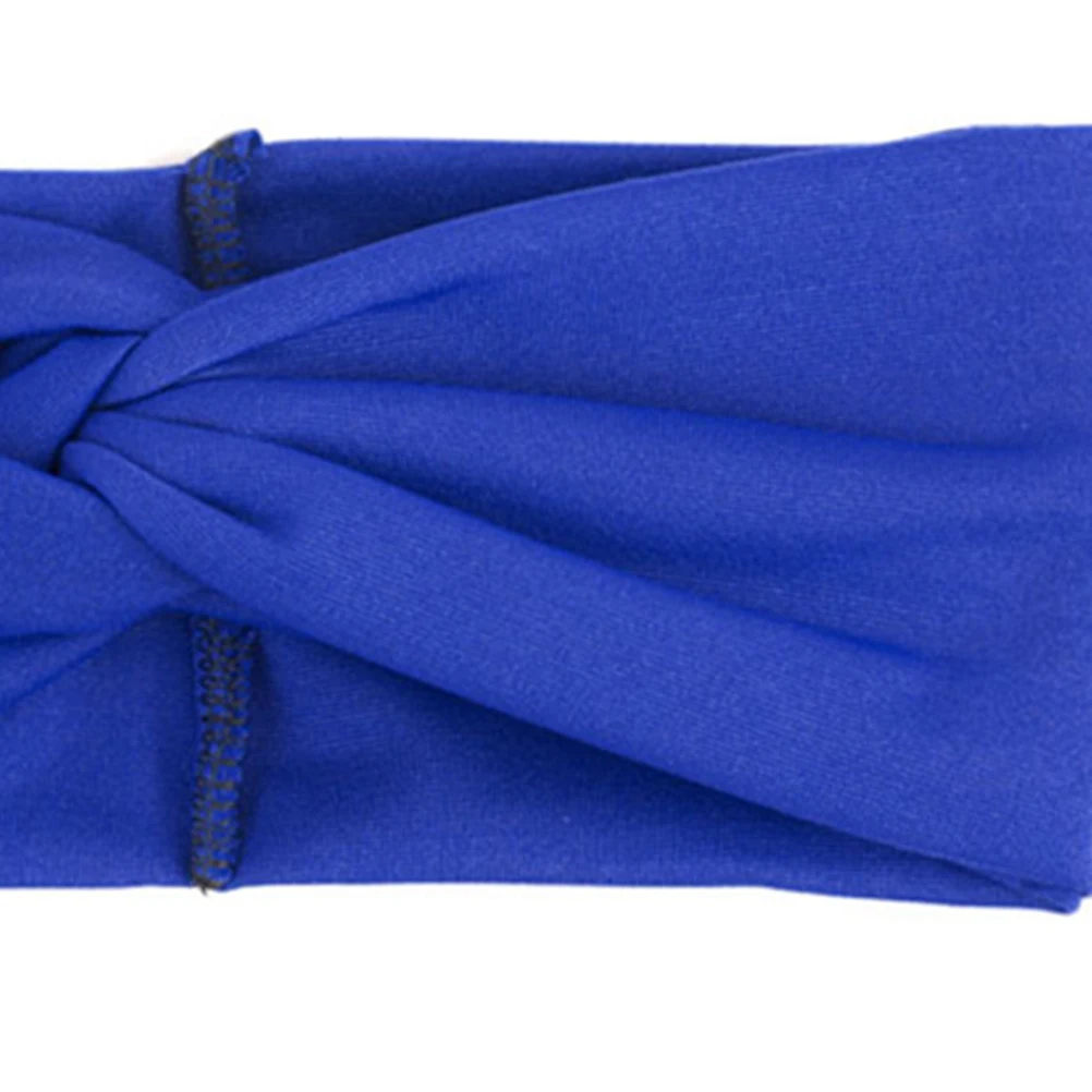 

4Pcs Solid Color Headband Cross Hair Band Spandex Comfortable Warm Stretchable Fit Different Hairstyles Protect Ears Autumn