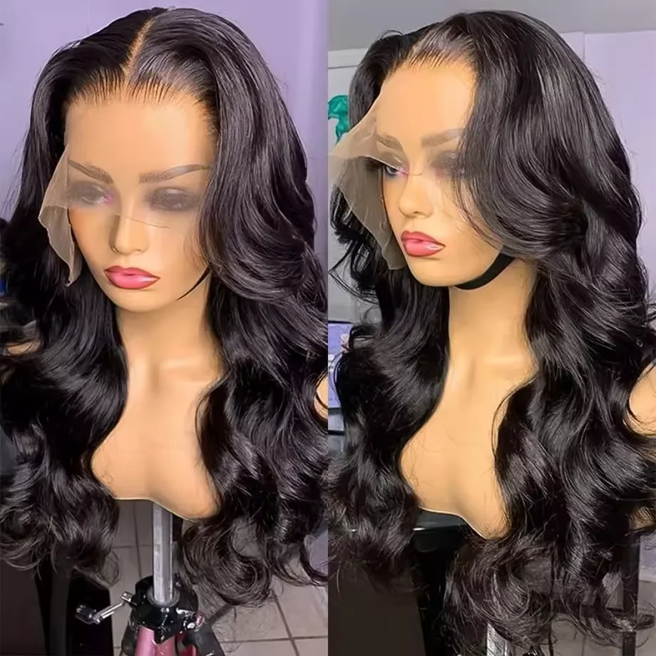 Body Wave Human Hair Lace Frontal Wigs Brazilian 13x6 Lace Frontal Wig Loose Deep Wave 13x4 Transparent Lace Front Wig