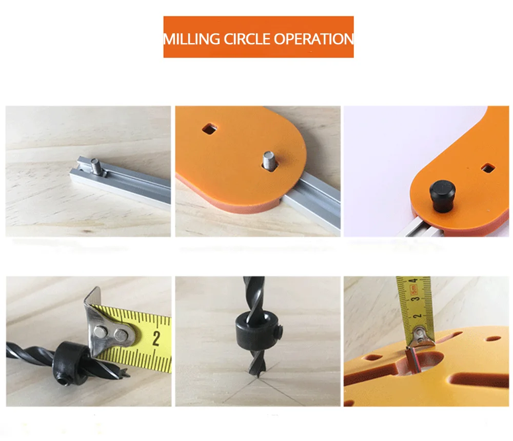 Círculo Corte Jig para Electric Wood Router, Mão Trimmer, Carpintaria, aparar, moagem, Circle Groove, Acessórios Ferramenta