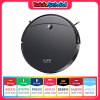 ILIFE V10 Robot Vacuum Cleaner, 5000Pa Suction, Gyro Navigation, Self-Charging Robotic Vacuum, Roller Brush Aspirateur Robot for